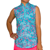 Alternate View 5 of Mint Julep Collection: Bold Lilly Print Sleeveless Top